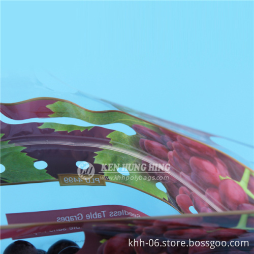 High Quality Custom Plastic Stand up Zipper Fruit Packaging Bags